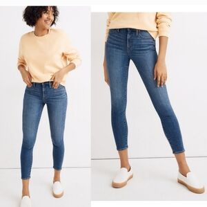 Madewell curvy high-rise skinny crop size 27